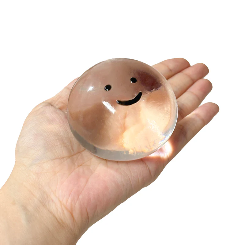 100g Crystal Smile Face Magic Ball Taba Squishy - Image 3