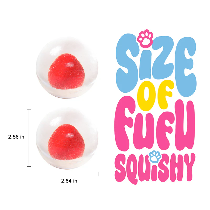 100g Strawberry Crystal Magic Ball Taba Squishy - Image 5