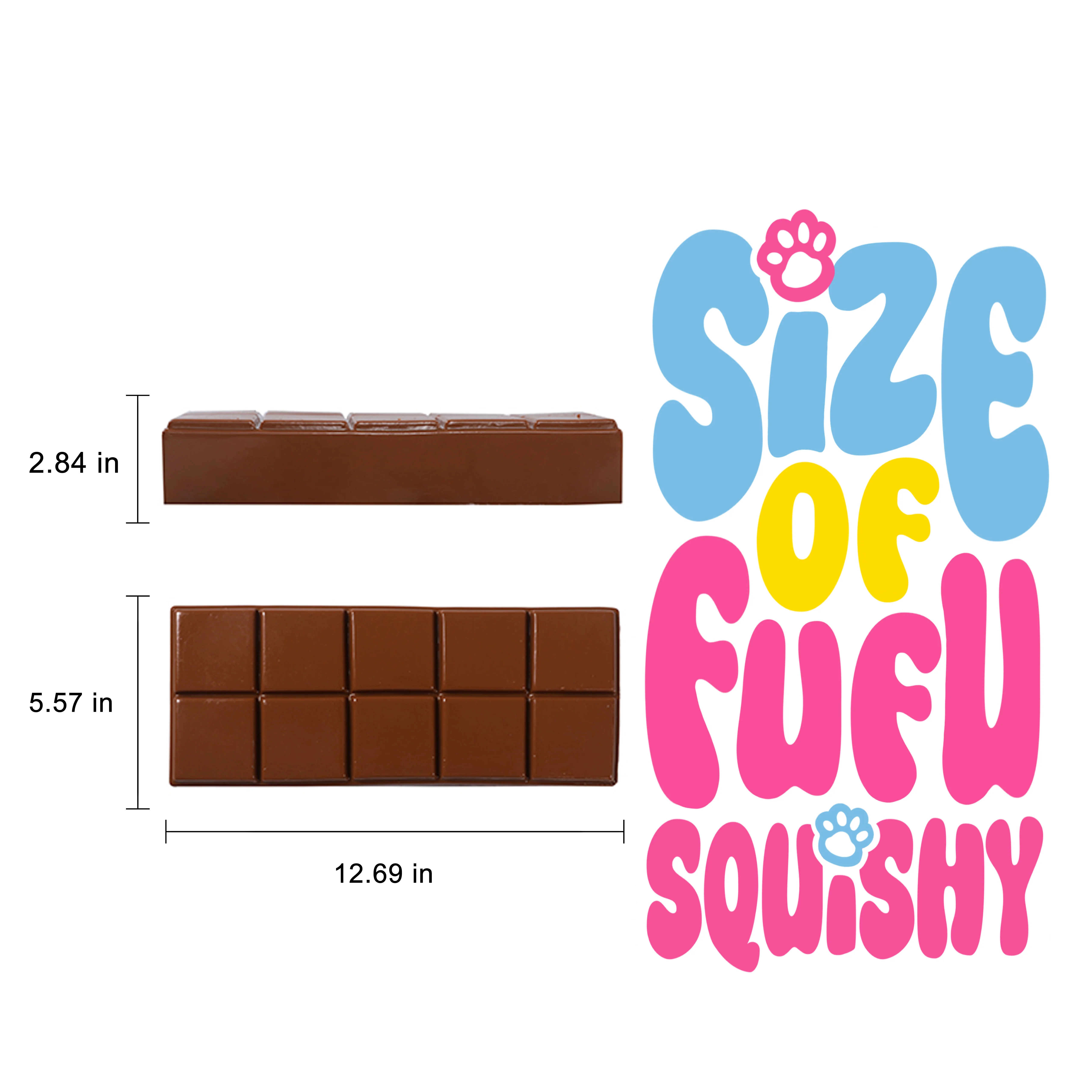 800g Dubai Chocolate Taba Squishy - Image 5