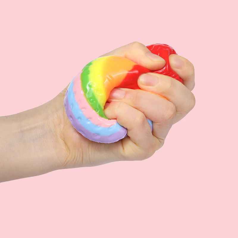 150g Rainbow Strawberry Taba Squishy - Image 2