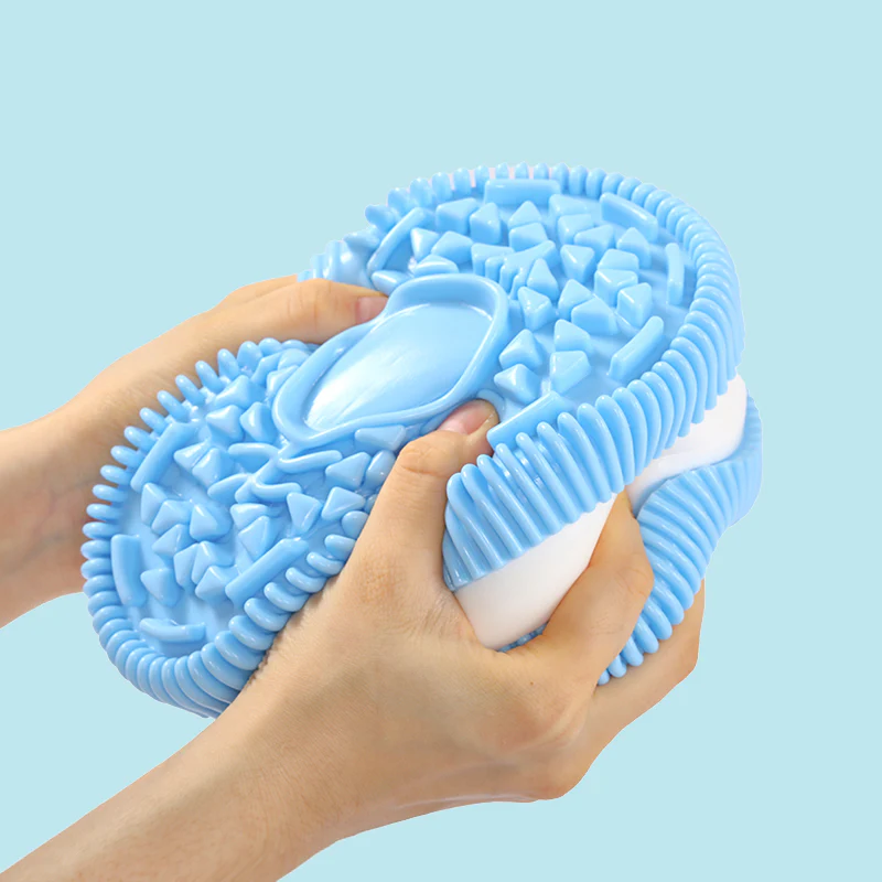 1600g Giant Blue Cookie Taba Squishy - Image 2