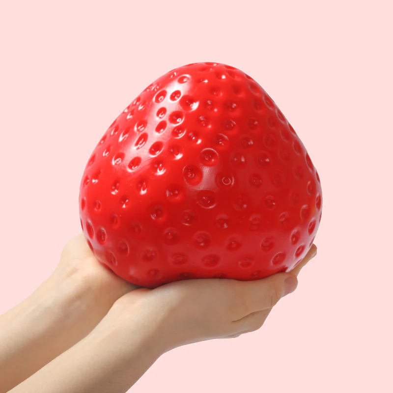 2100g Giant Red Strawberry Taba Squishy - Image 3
