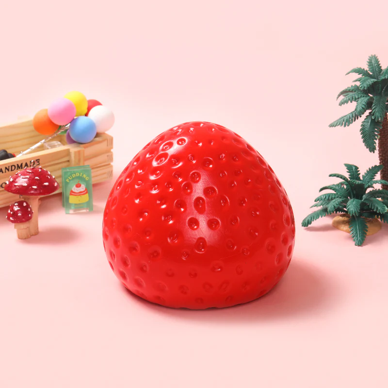 2100g Giant Red Strawberry Taba Squishy - Image 4