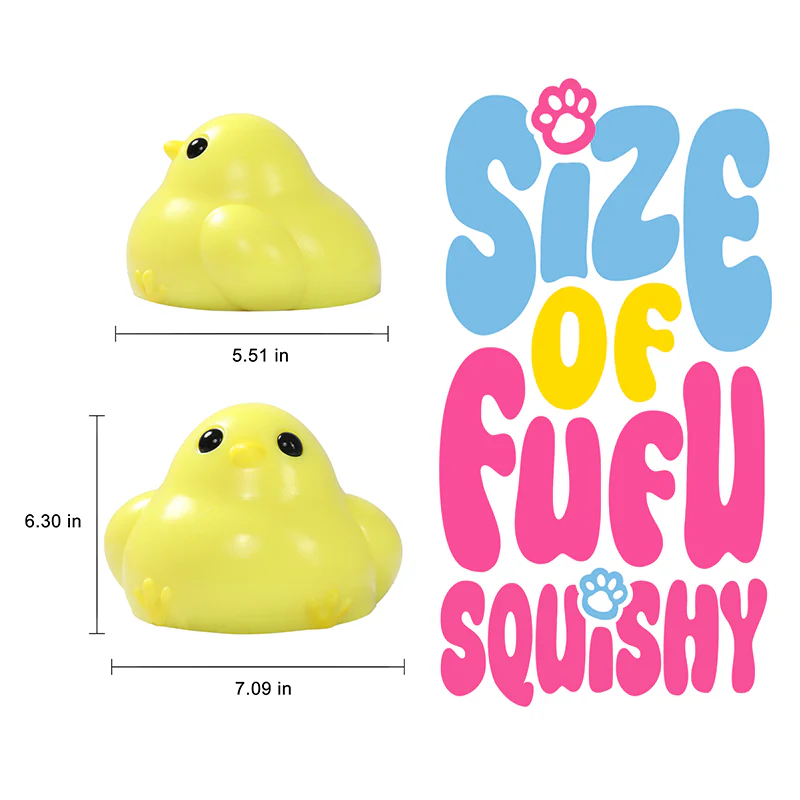 2100g Giant Yellow Chicken Taba Squishy - Image 5