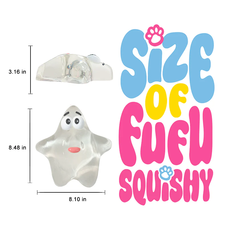 2100G Giant Crystal Patrick Star Taba Squishy - Image 5
