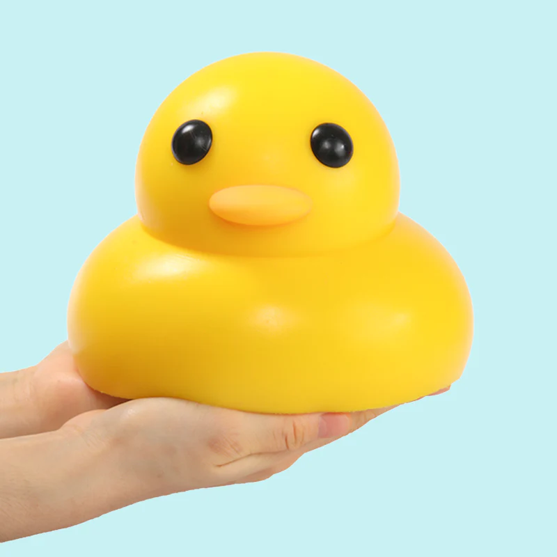 2100g Giant Rubber Yellow Duck Taba Squishy - Image 3