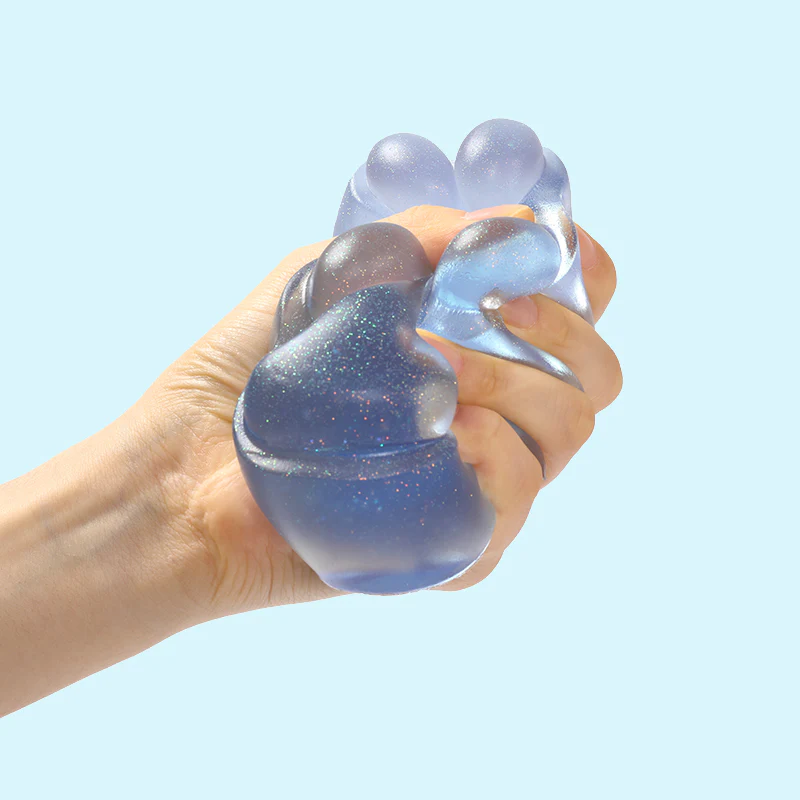 230g Crytal Blue Big Paw Taba Squishy - Image 2