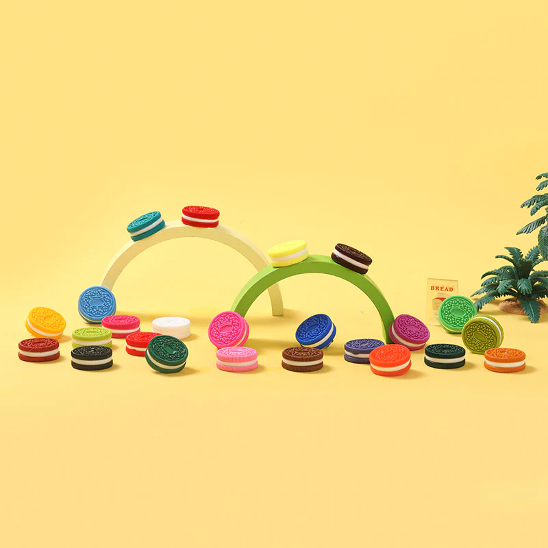 24pc Mini Colorful Cookie Taba Squishy - Image 4
