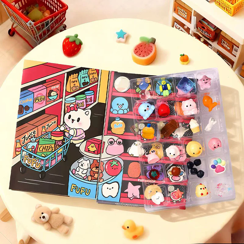 30pcs Random FUFUSQUISHY Surprise Squishy Pop Box - Image 5