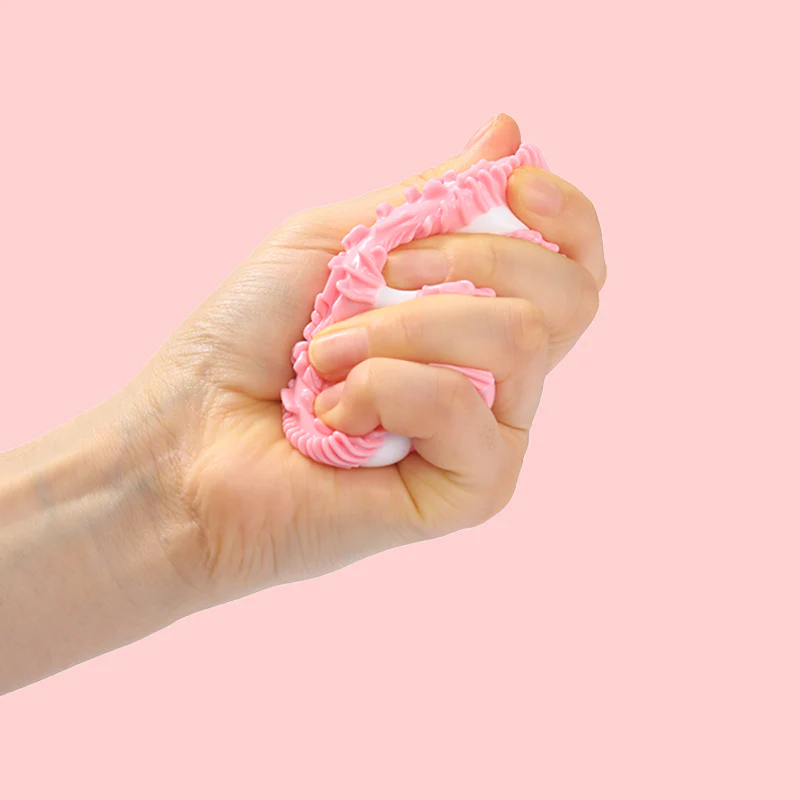 80g Pink Cookie Taba Squishy - Image 2
