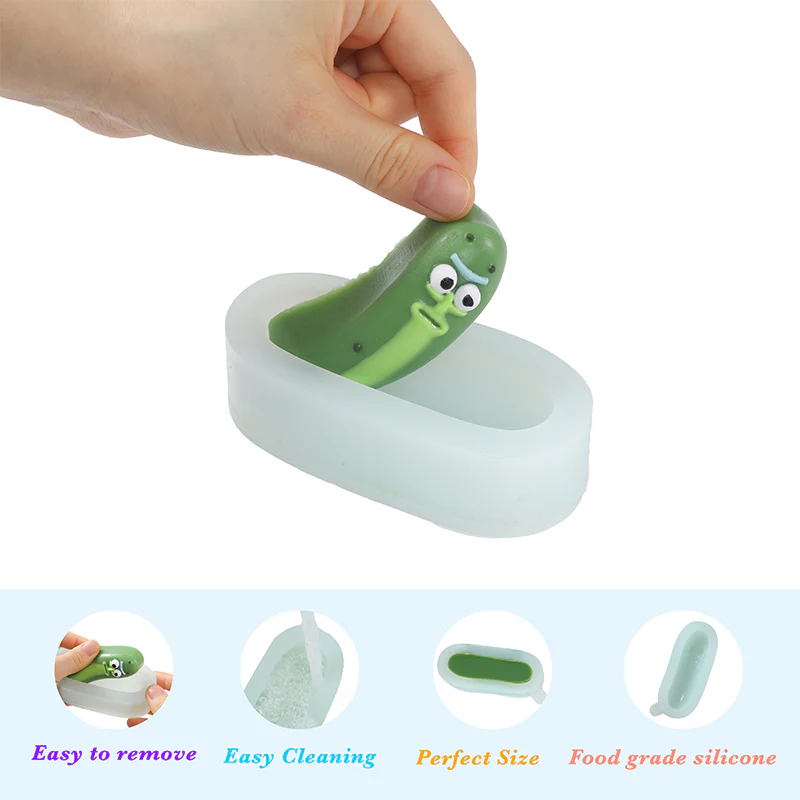 70g Cucumber Man Squishy Mold - Image 4