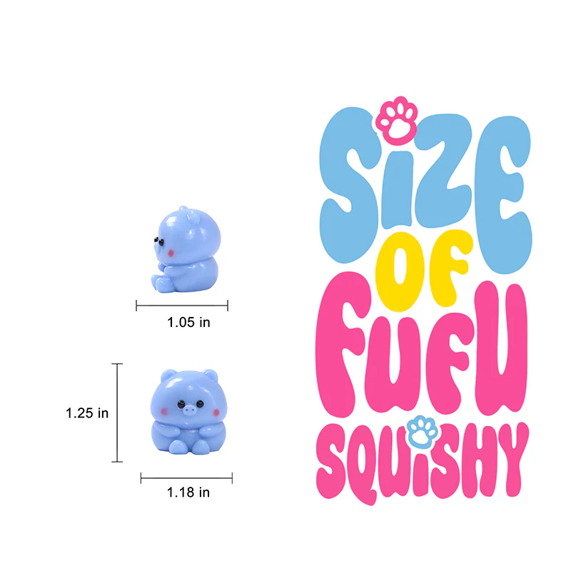 7PC Mini Pig Taba Squishy - Image 5