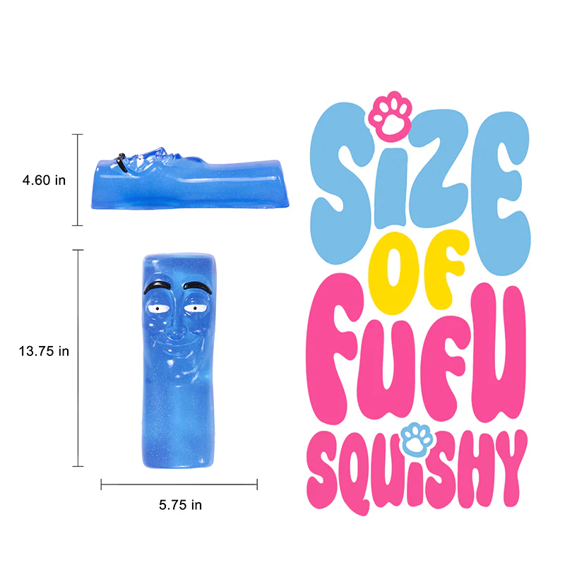 800g Crystal Blue Tung Tung Sahur Taba Squishy - Image 5