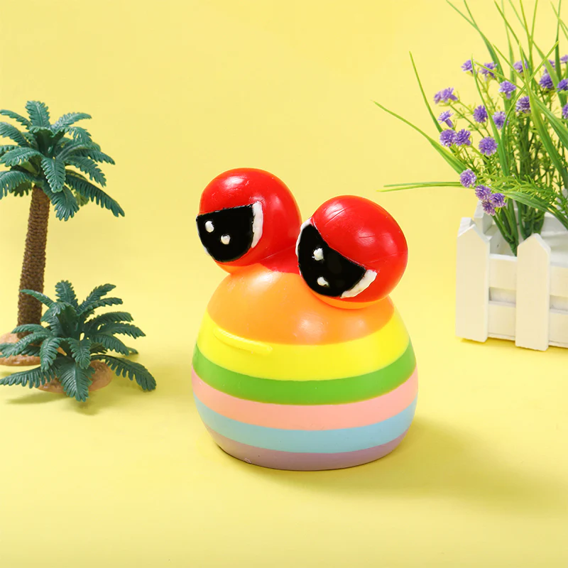 800g Giant Rainbow Pou Taba Squishy - Image 4