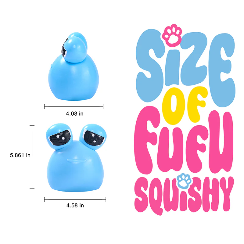 800g Giant Blue Pou Taba Squishy - Image 5