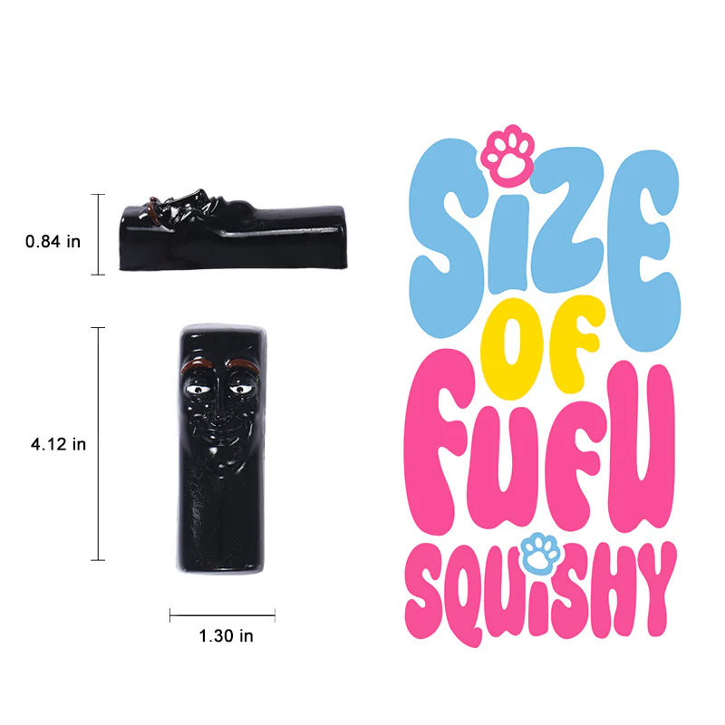 80g Black Tung Tung Sahur Taba Squishy - Image 5