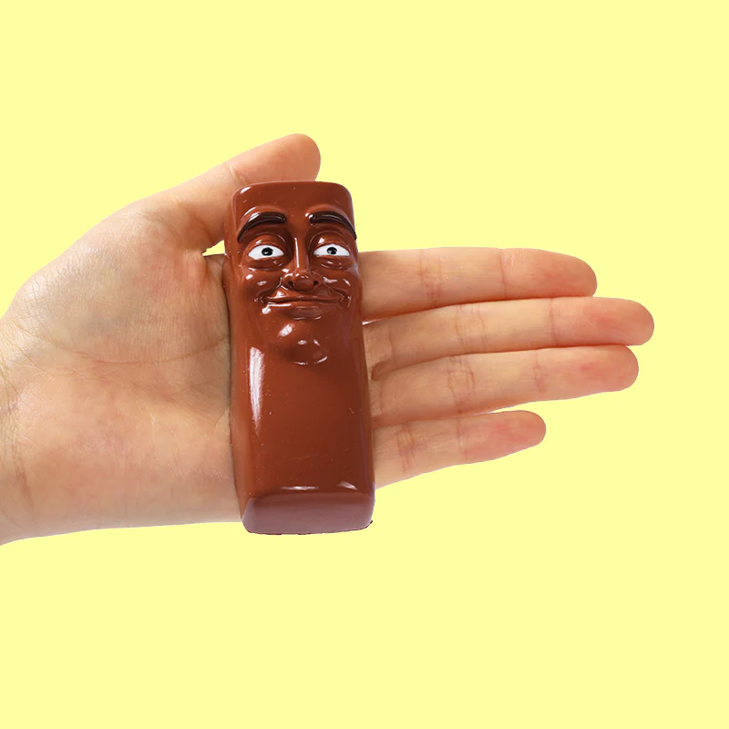 80g Dark Brown Tung Tung Sahur Taba Squishy - Image 3