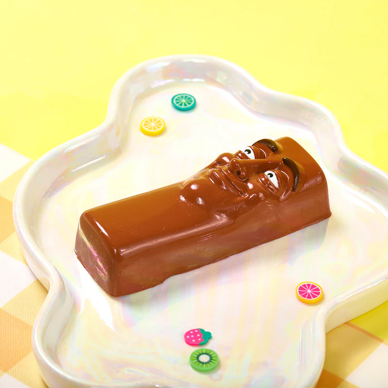 80g Dark Brown Tung Tung Sahur Taba Squishy - Image 4