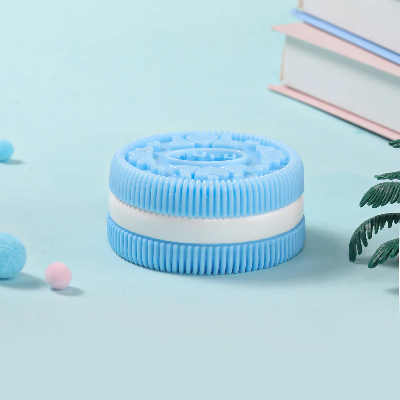 200g Blue Heart FUFU Cookie Taba Squishy - Image 4