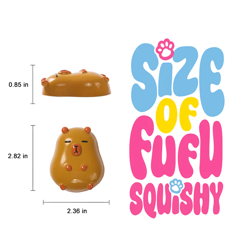 Brown Capybara Taba Squishy - Image 5