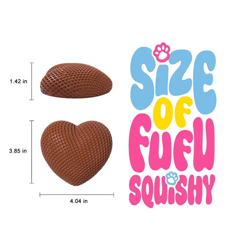 Chocolate Heart Taba Squishy - Image 5