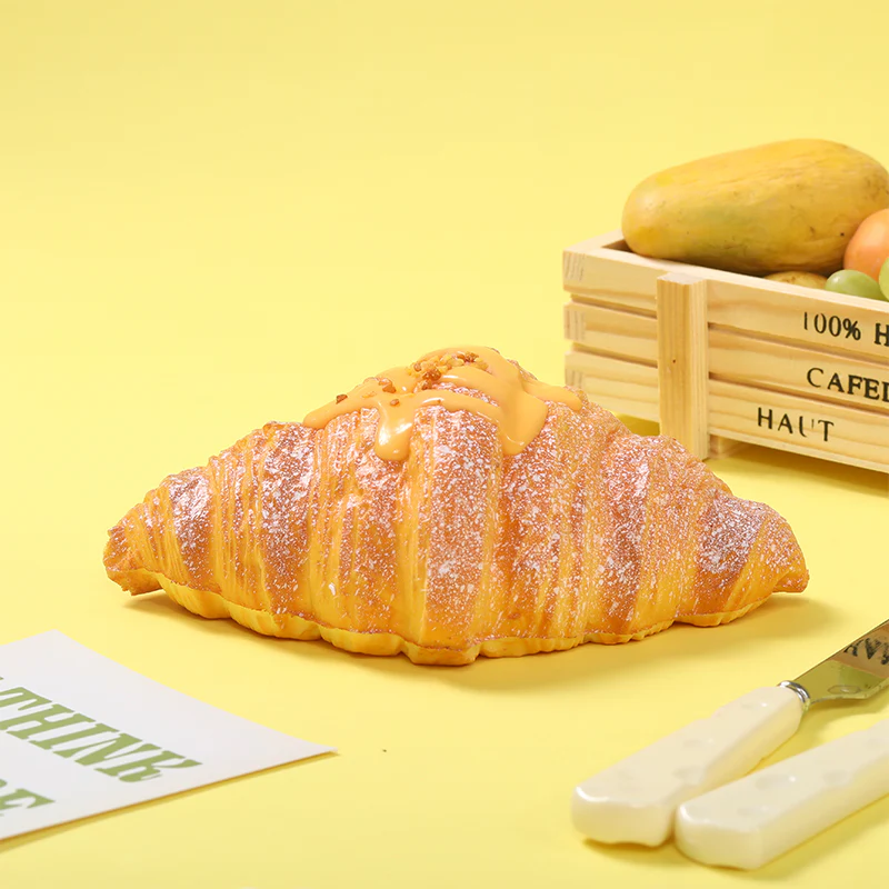 Cheese Croissant Slow Rising Squishy - Image 4