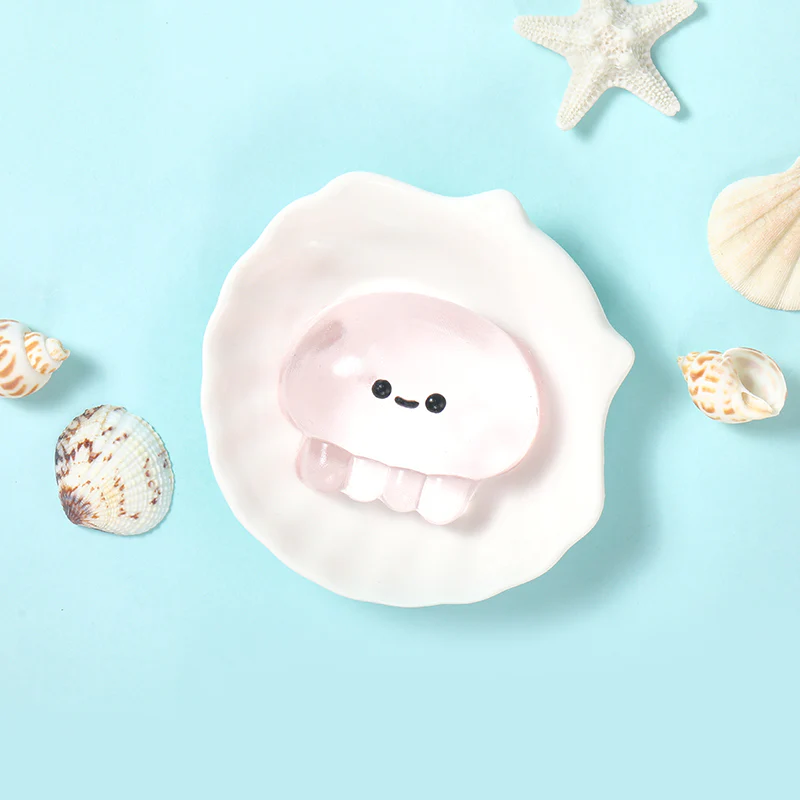 Crystal Pink Jellyfish Taba Squishy - Image 4
