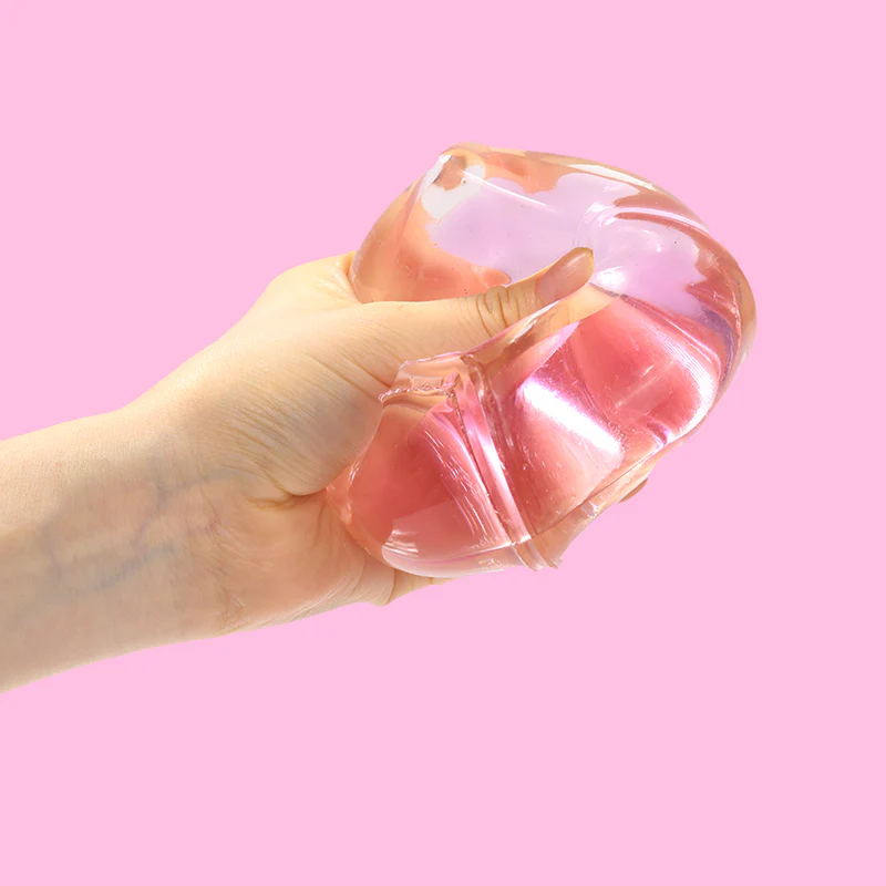 Crystal Pink Ice Cube Taba Squishy - Image 2