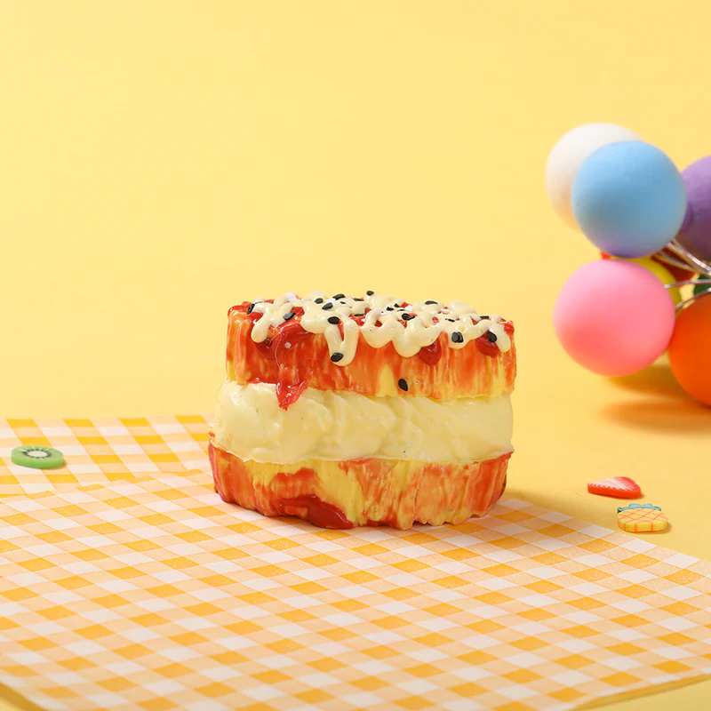 Delicious Cream Toast Taba Squishy - Image 4