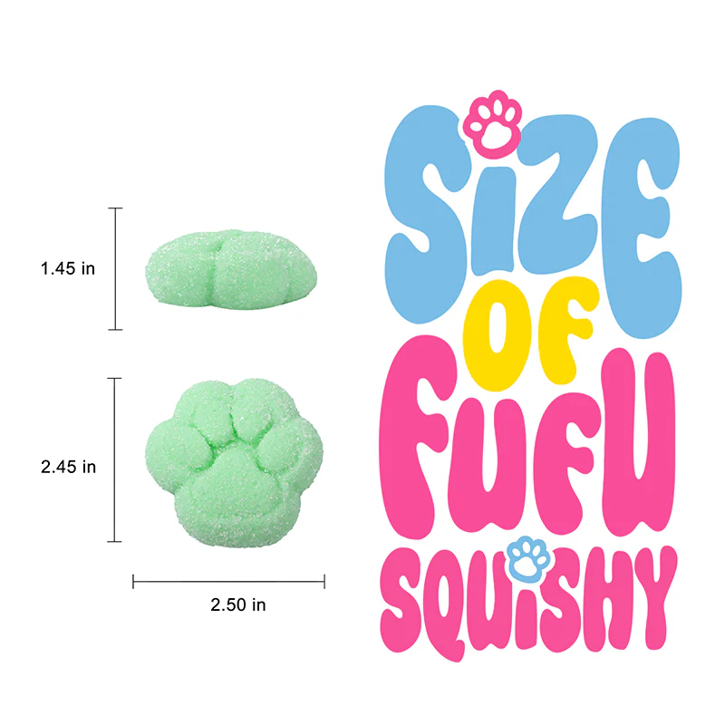 Cat Paw Green Sugar Taba Squishy - Image 5