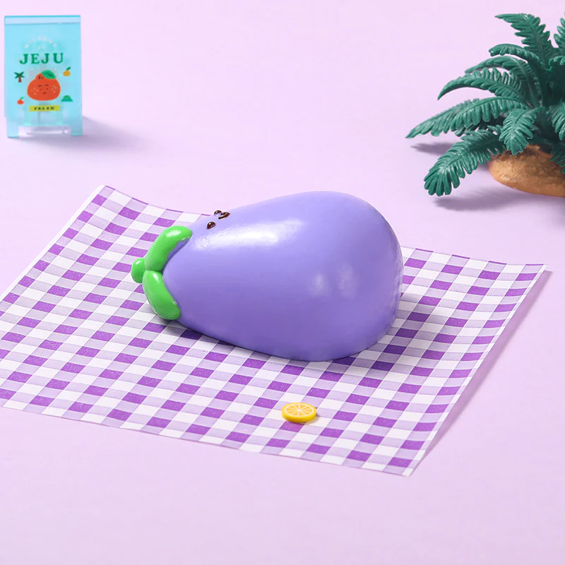 Eggplant Baby Taba Squishy - Image 4