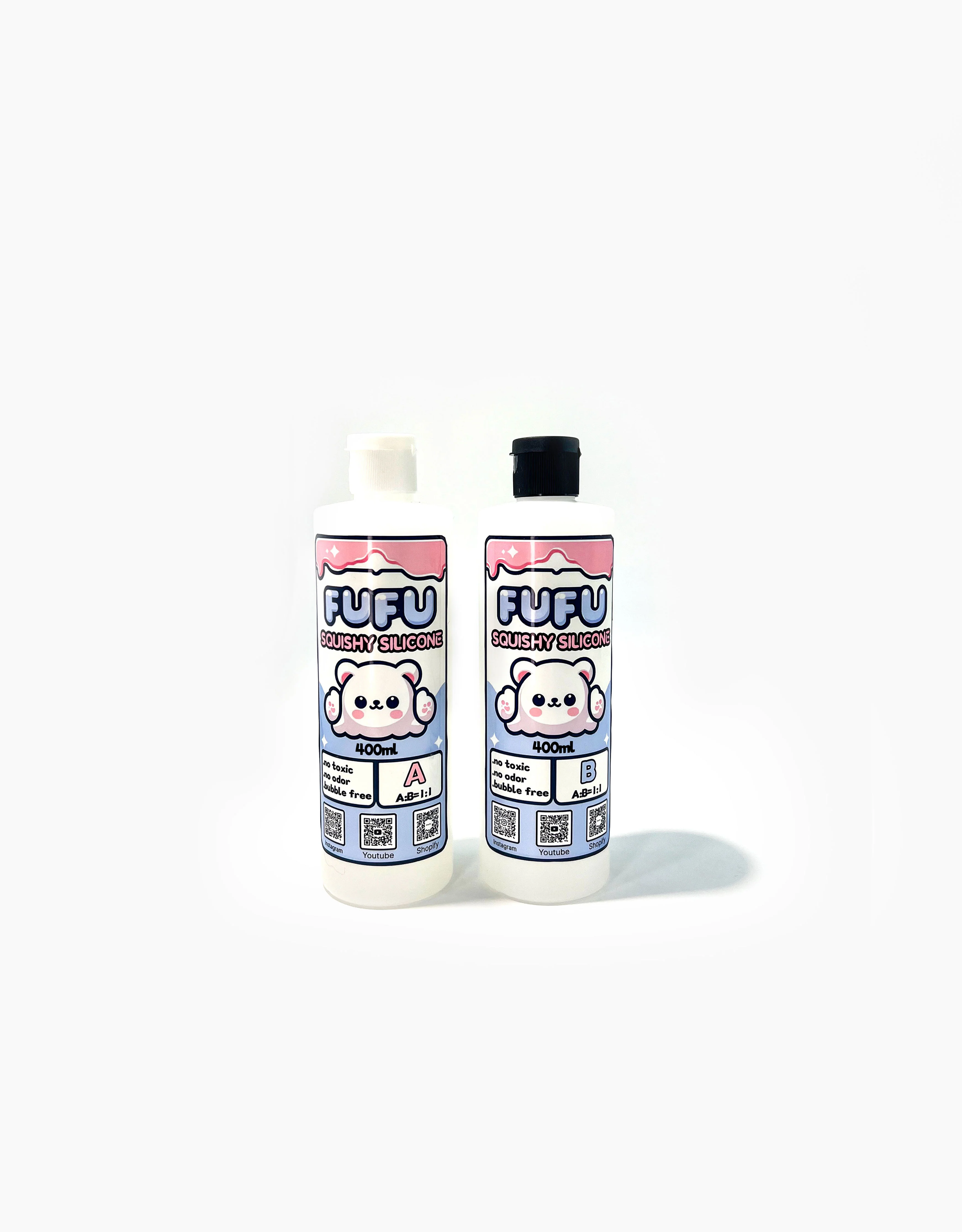 Fufu Silicone Glue Set For Squishy - A Glue + B Glue - Image 3