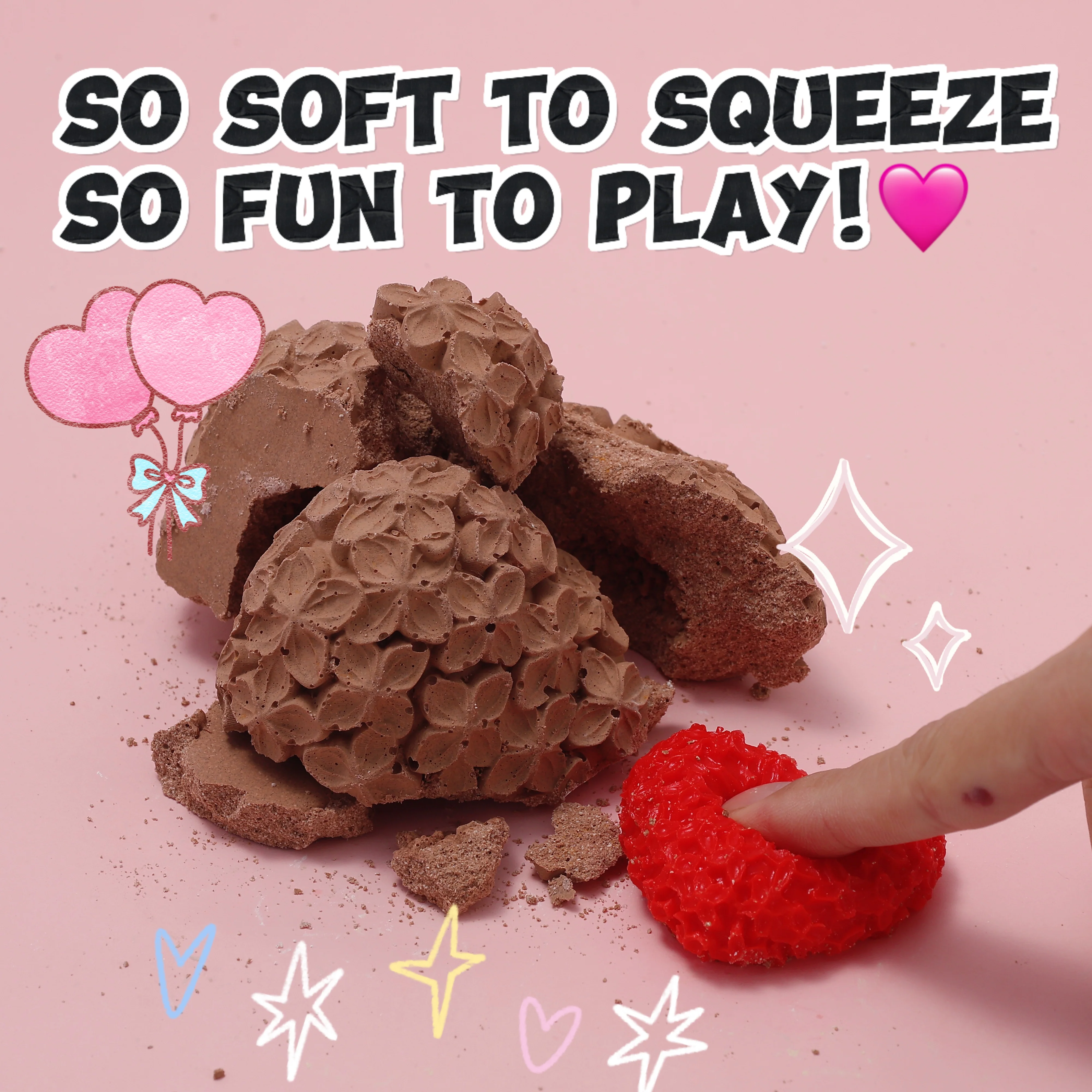 FUFUSQUISHY Flower Heart Squishy Dig Kit - Image 6