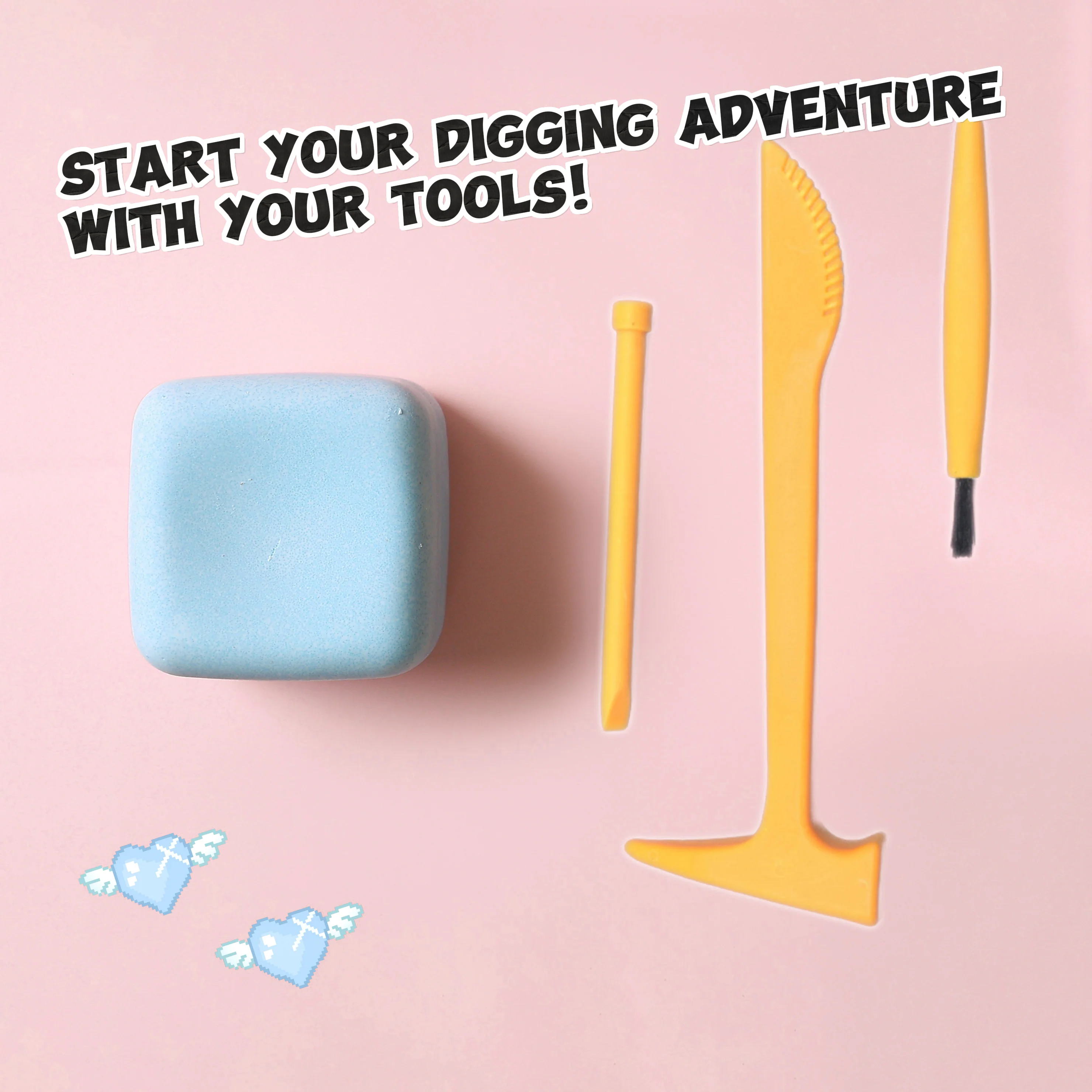 FUFUSQUISHY Ice Cube Squishy Dig Kit - Image 4