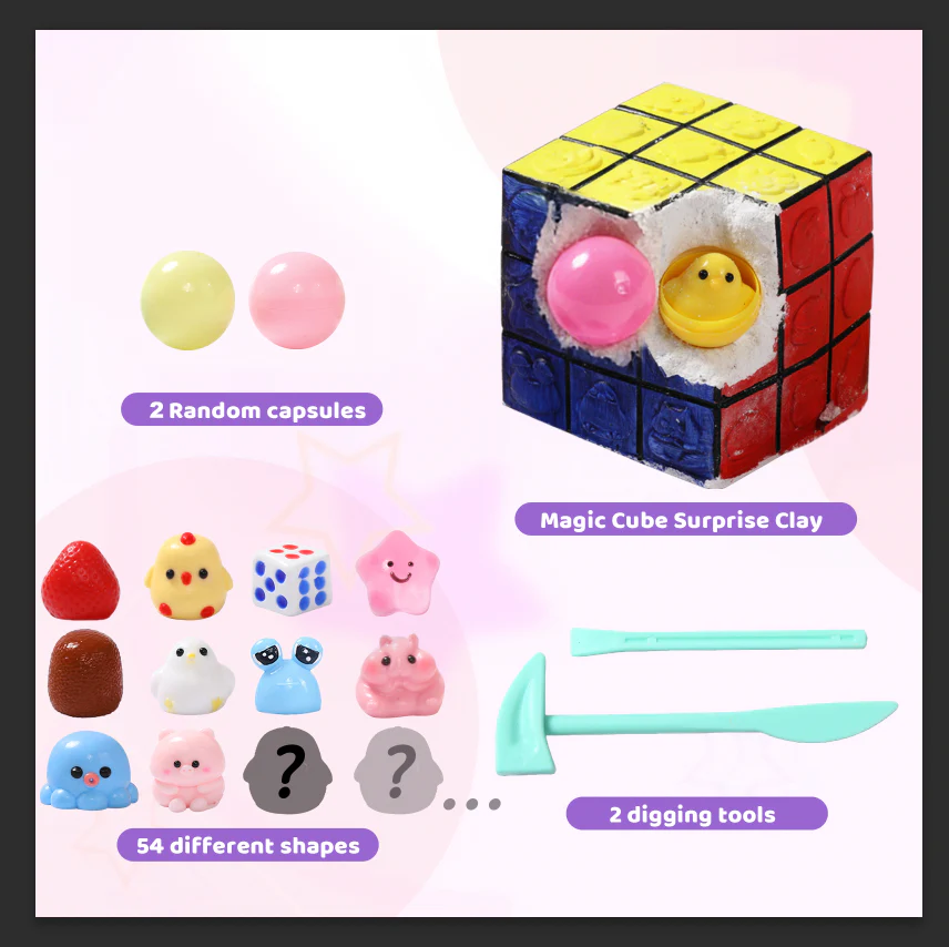 FUFUSQUISHY Magic Cube Surprise Dig Kit - Image 8