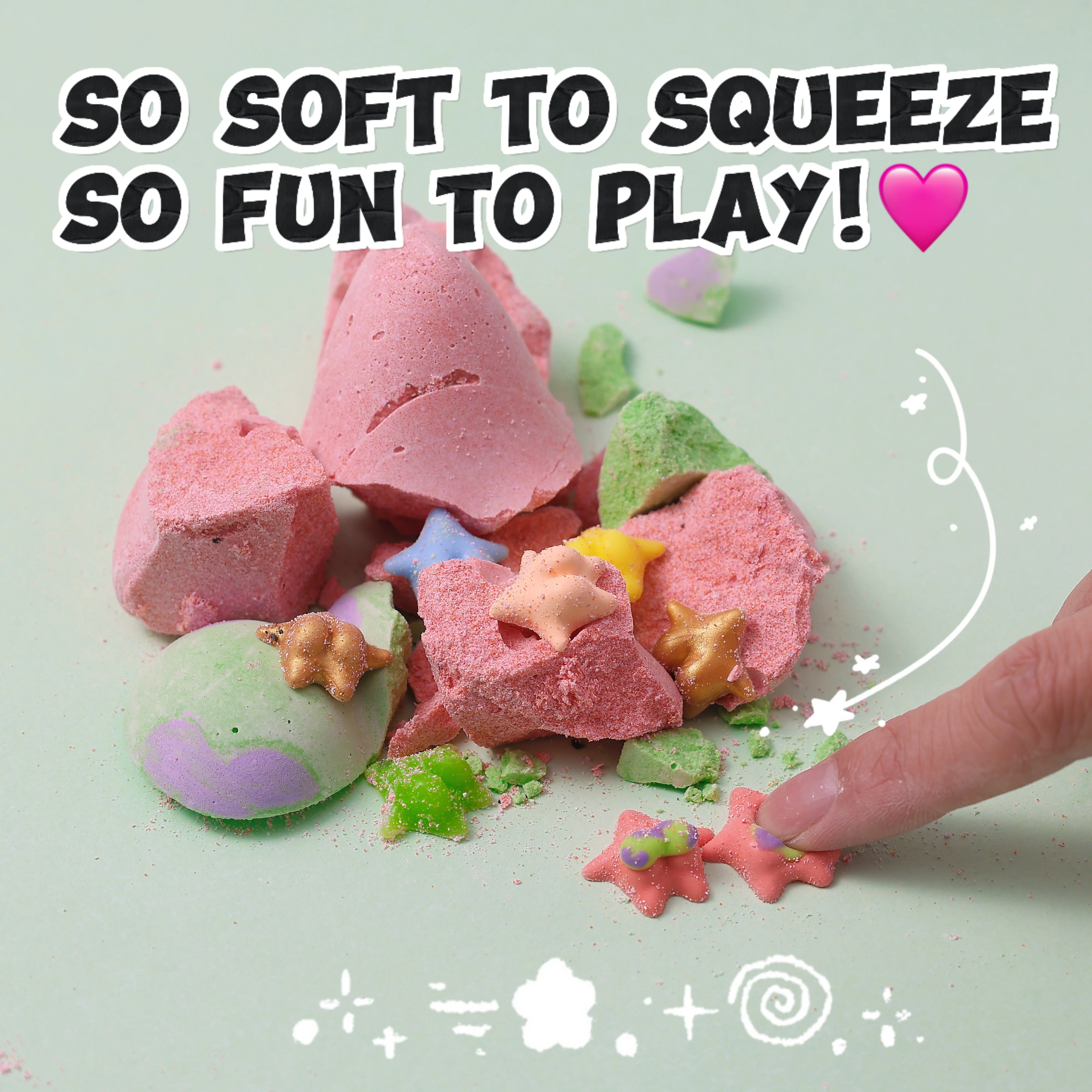 FUFUSQUISHY Patrick Star with Pants Squishy Dig Kit - Image 6