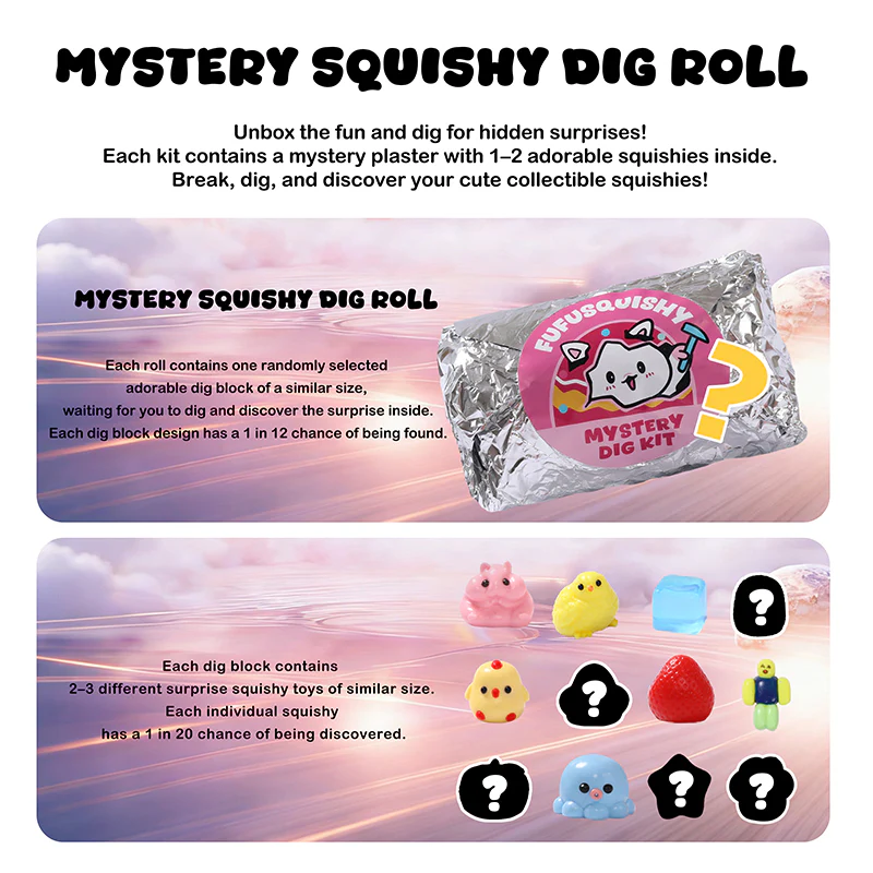 FUFUSQUISHY Mystery Dig Kit - Image 4