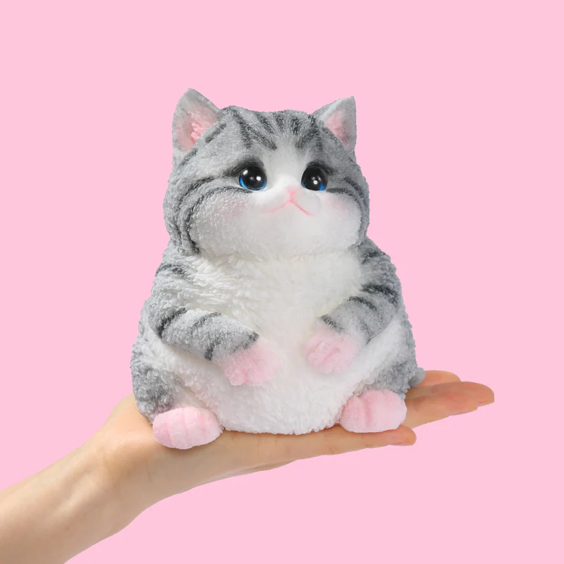 800g Giant Gray Cat Taba Squishy - Image 3