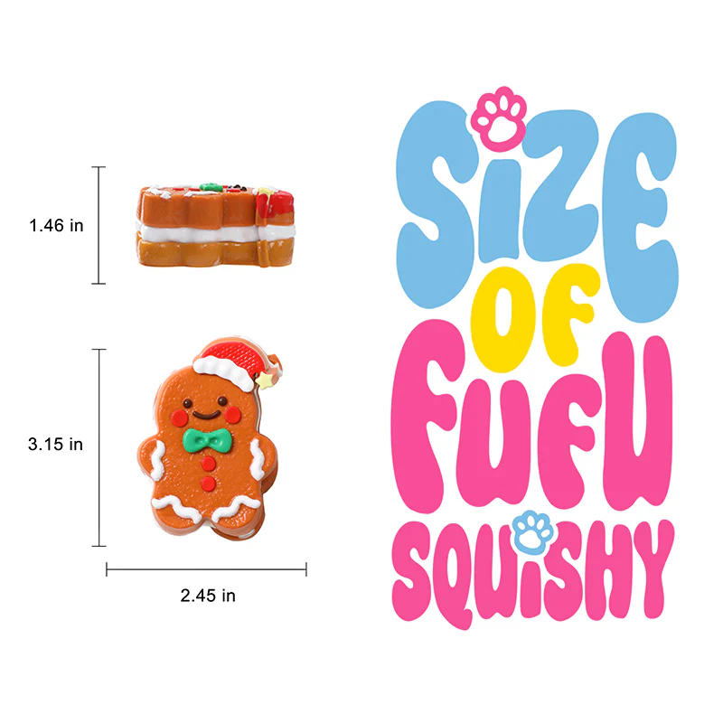 Gingerbread Man Taba Squishy - Image 5