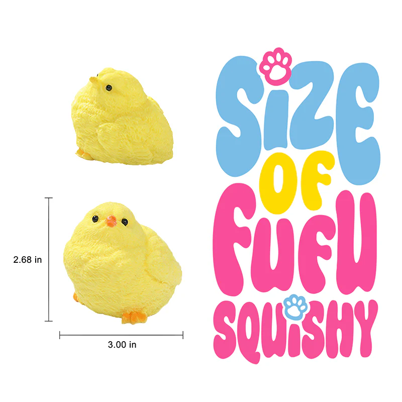 130g Yellow Chicken Taba Squishy - Image 5
