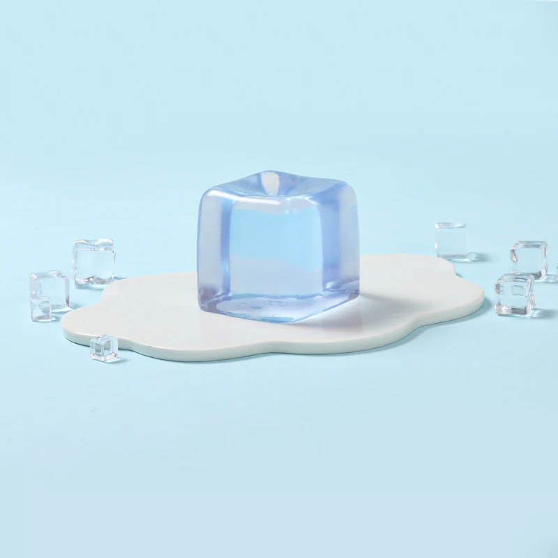 170g Crystal Blue Ice Cube Taba Squishy - Image 4
