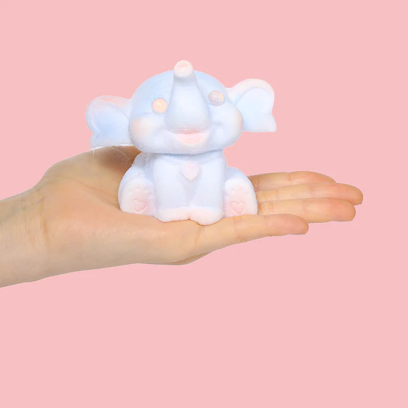 Blue and Pink Large Elephant Squishy - Image 3