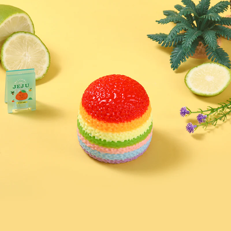 200g Rainbow Lychee Taba Squishy - Image 4