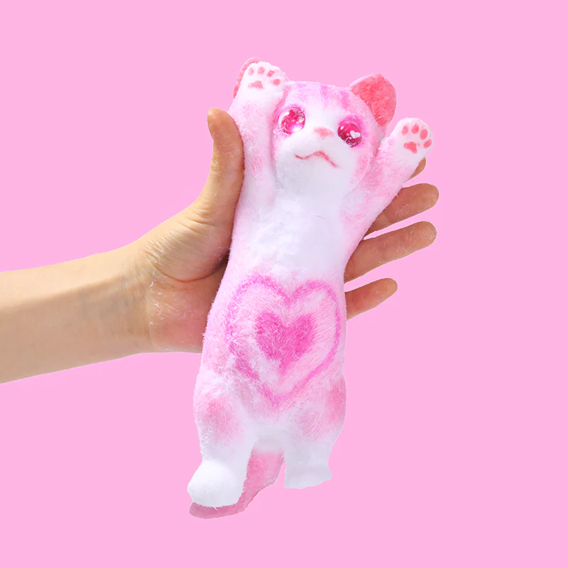 Pink Cheer Kitty Taba Squishy - Image 3