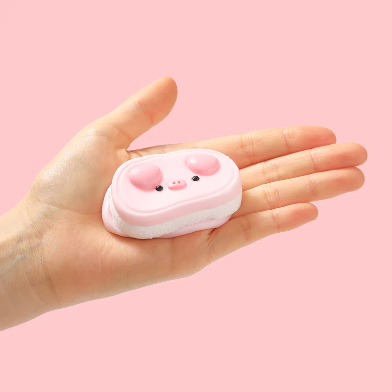 Pink Oval Pig Taba Squishy - Image 3