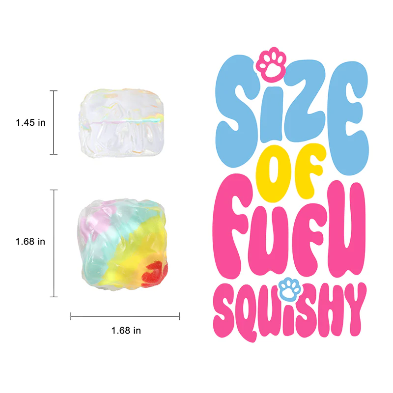 Rainbow Crystal Cube Taba Squishy - Image 5