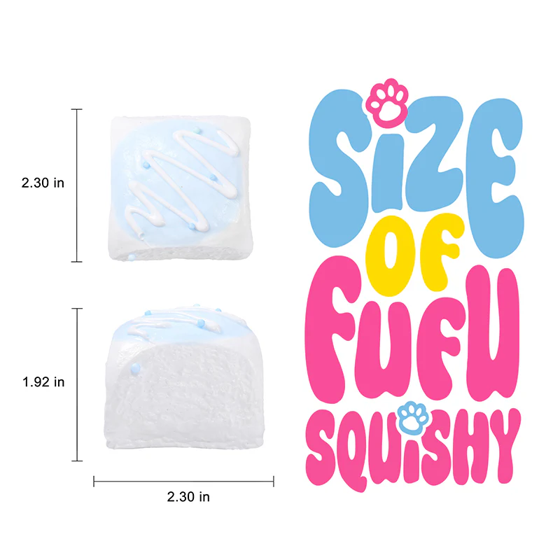 Sky Cream Bread Taba Squishy - Image 5