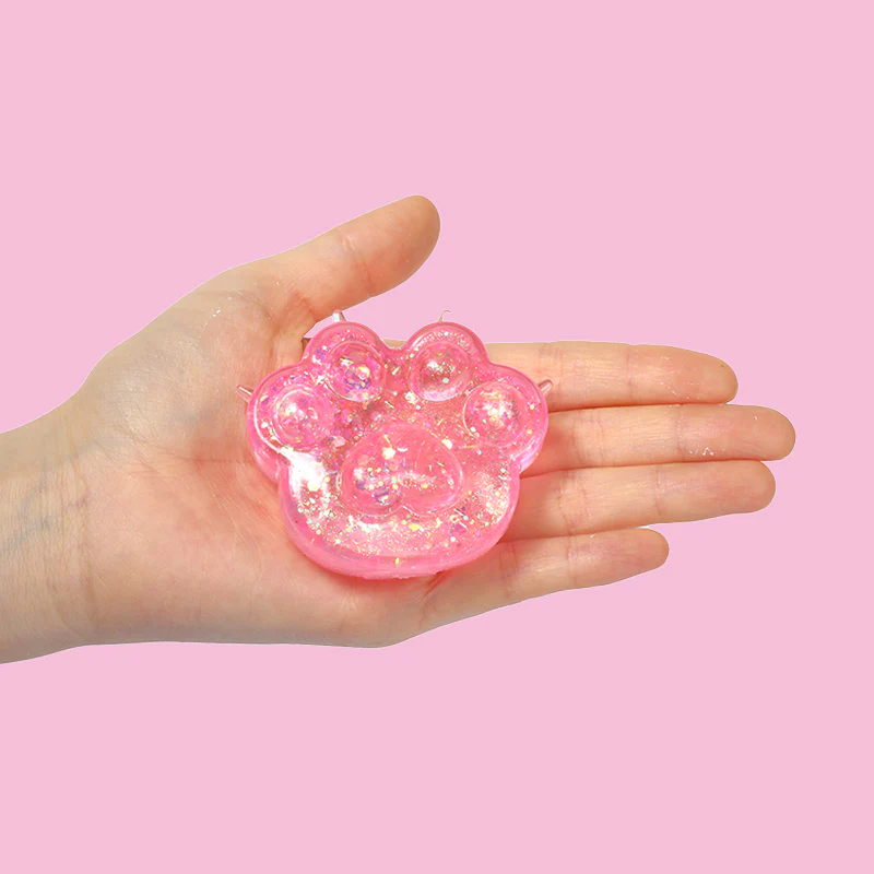 Pink Slow Rising Cat Paw Squishy - Image 3