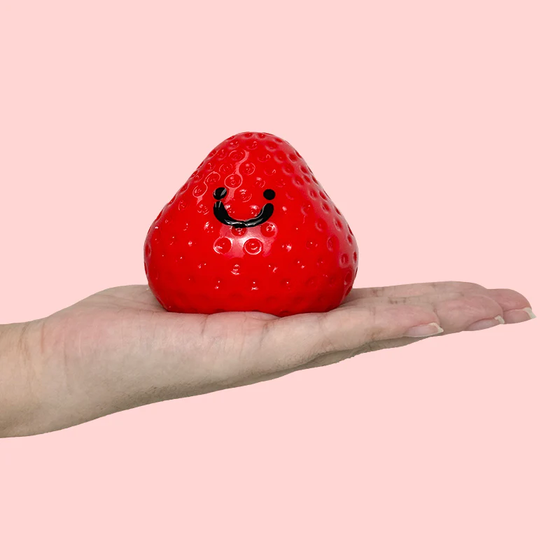 Smile Starwberry Taba Squishy - Image 3