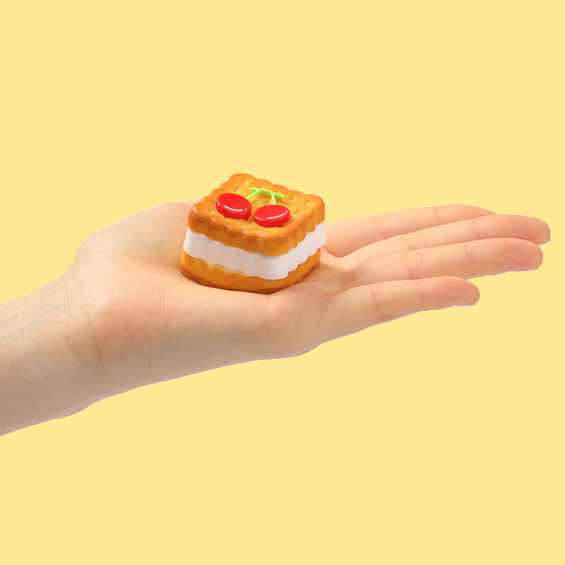 Square Cherry Cookies Taba Squishy - Image 3